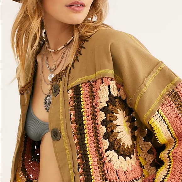 Free people no rain sweater jacket - Picture 2 of 6